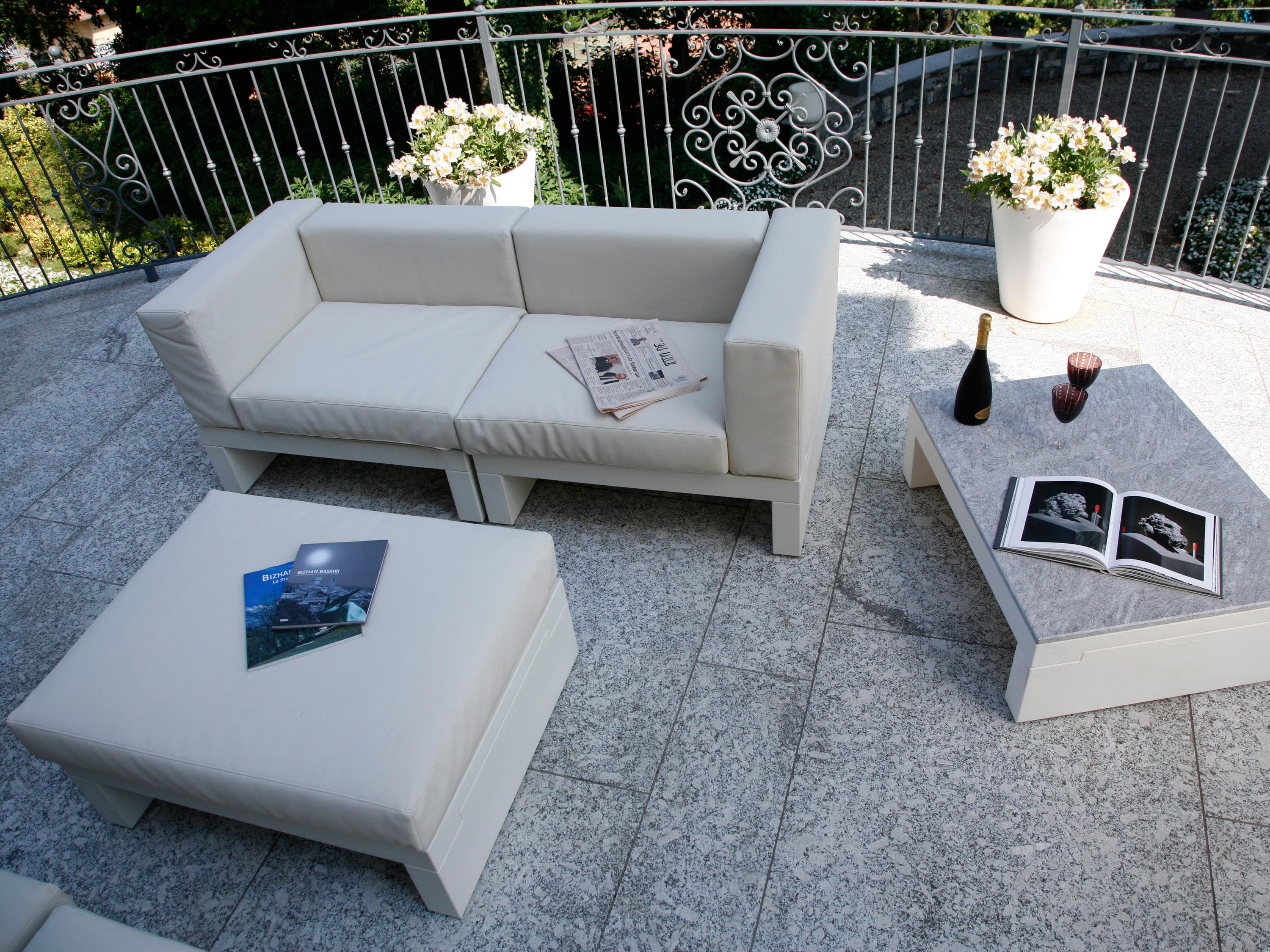 Hour Sofa Pouf and Table by Serralunga Furniture Tables Hour Sofa Pouf and Table by Serralunga Furniture Tables